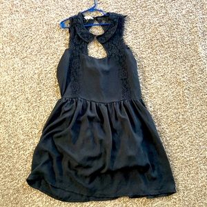 Mini black dress